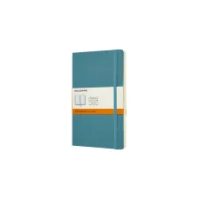 Notitieboek Moleskine large 130x210mm lijn soft cover reef blue