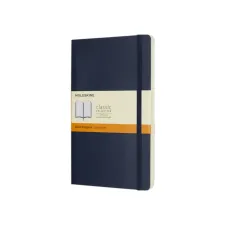 Notitieboek Moleskine large 130x210mm lijn soft cover sapphire blue