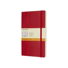 Notitieboek Moleskine large 130x210mm lijn soft cover scarlet red