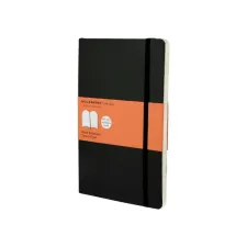 Notitieboek Moleskine large 130x210mm lijn soft cover zwart