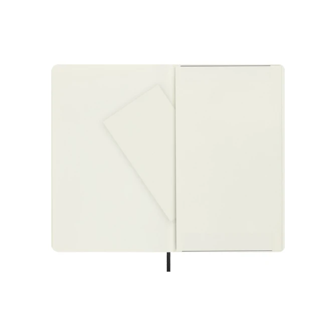 Notitieboek Moleskine large 130x210mm ruit 5x5mm soft cover zwart