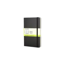 Notitieboek Moleskine pocket 90x140mm blanco hard cover zwart