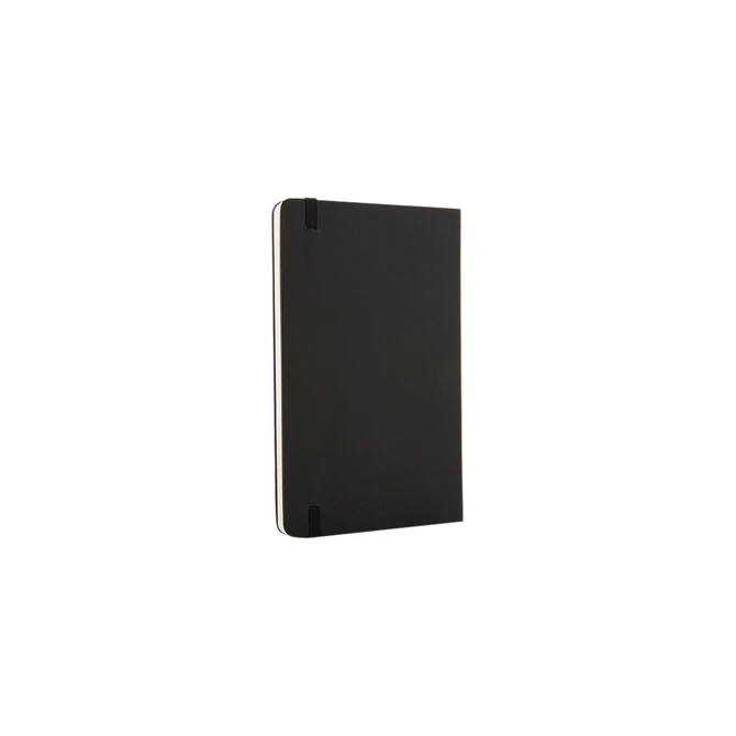 Notitieboek Moleskine pocket 90x140mm blanco hard cover zwart