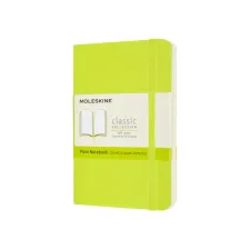 Notitieboek Moleskine pocket 90x140mm blanco soft cover lemon green