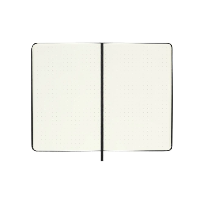 Notitieboek Moleskine pocket 90x140mm dots hard cover zwart