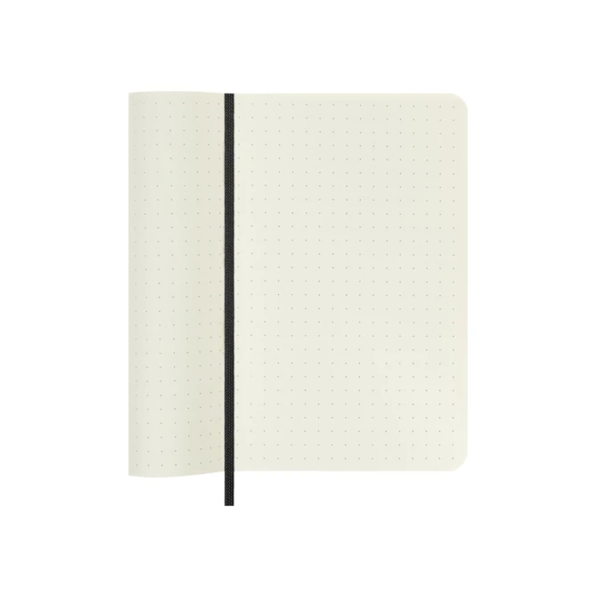 Notitieboek Moleskine pocket 90x140mm dots soft cover zwart