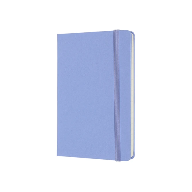 Notitieboek Moleskine pocket 90x140mm lijn hard cover hydrangea blue