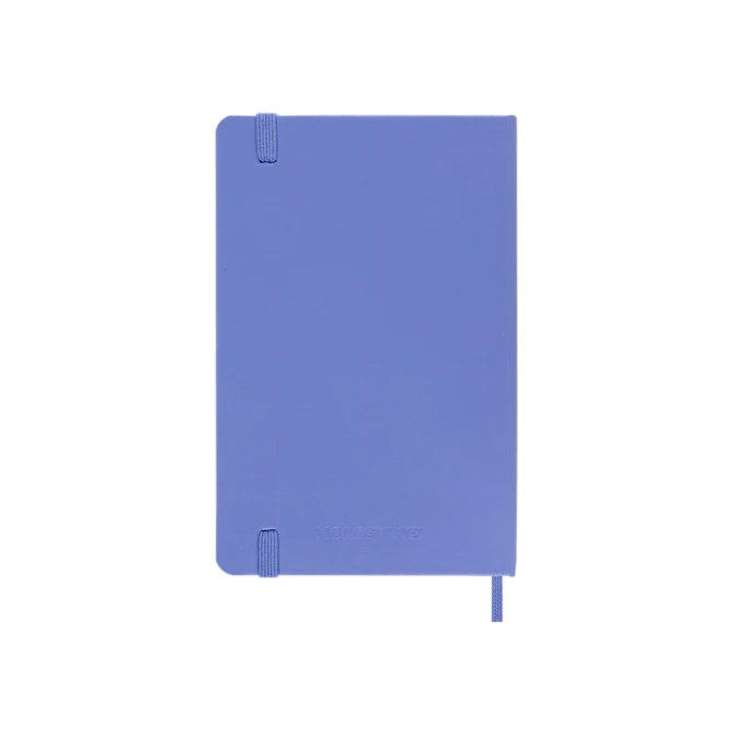 Notitieboek Moleskine pocket 90x140mm lijn hard cover hydrangea blue