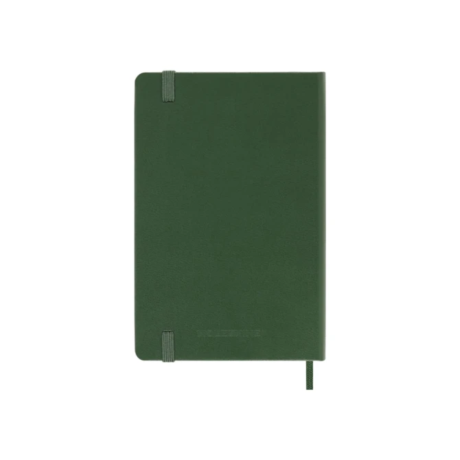Notitieboek Moleskine pocket 90x140mm lijn hard cover myrtle green