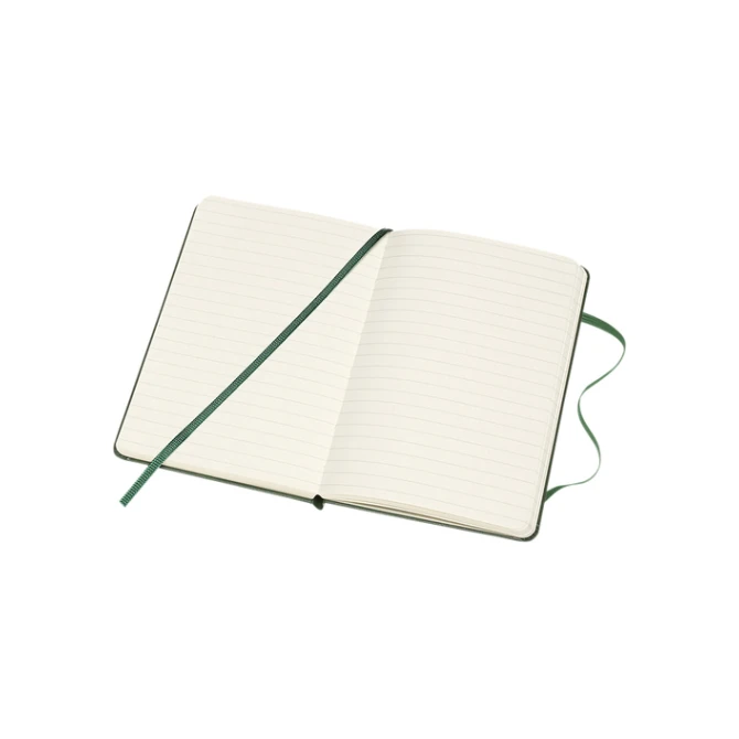 Notitieboek Moleskine pocket 90x140mm lijn hard cover myrtle green