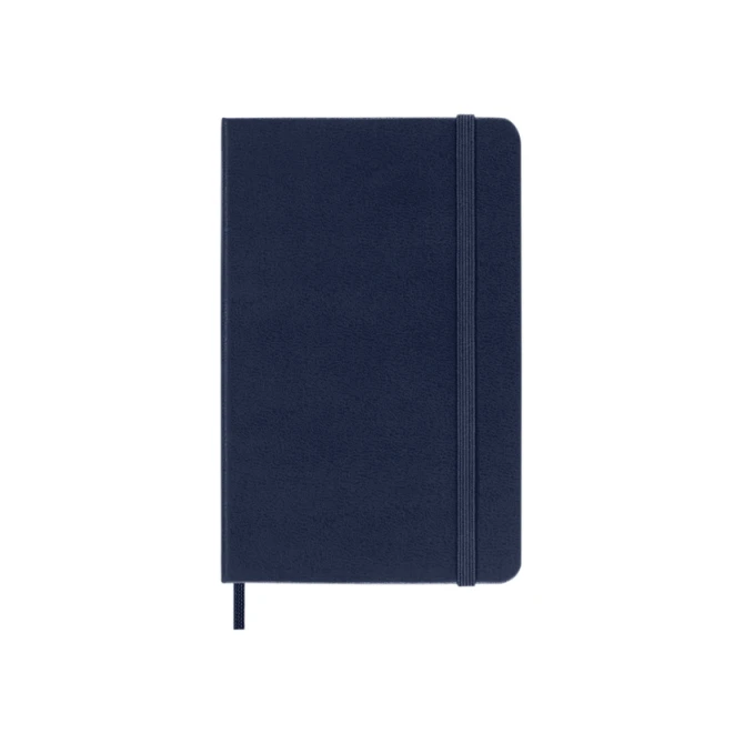 Notitieboek Moleskine pocket 90x140mm lijn hard cover sapphire blue