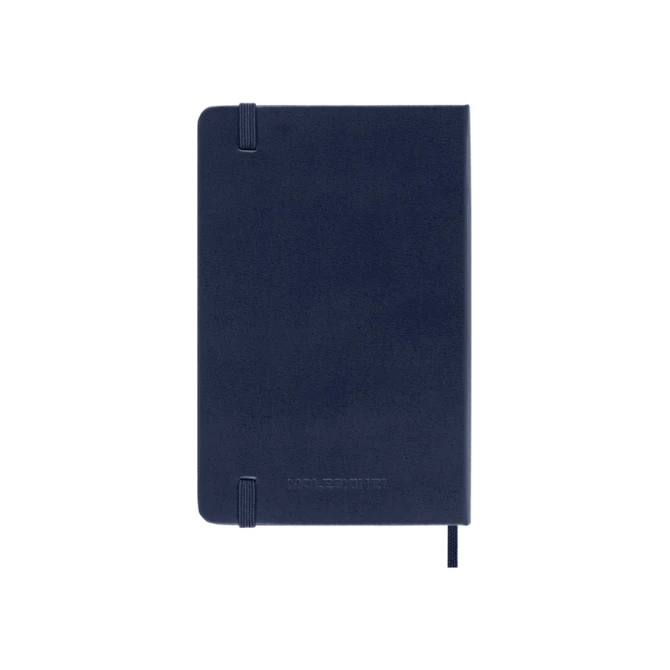 Notitieboek Moleskine pocket 90x140mm lijn hard cover sapphire blue