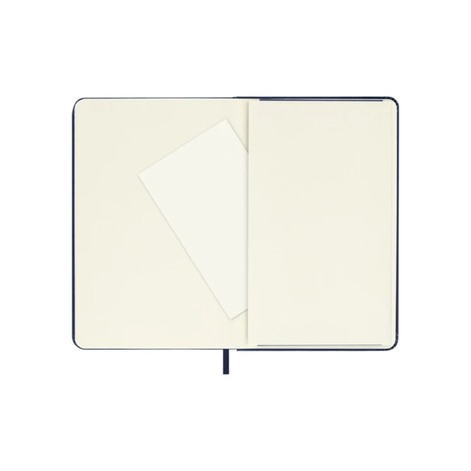 Notitieboek Moleskine pocket 90x140mm lijn hard cover sapphire blue