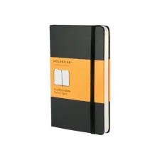 Notitieboek Moleskine pocket 90x140mm lijn hard cover zwart