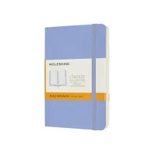 Notitieboek Moleskine pocket 90x140mm lijn soft cover hydrangea blue
