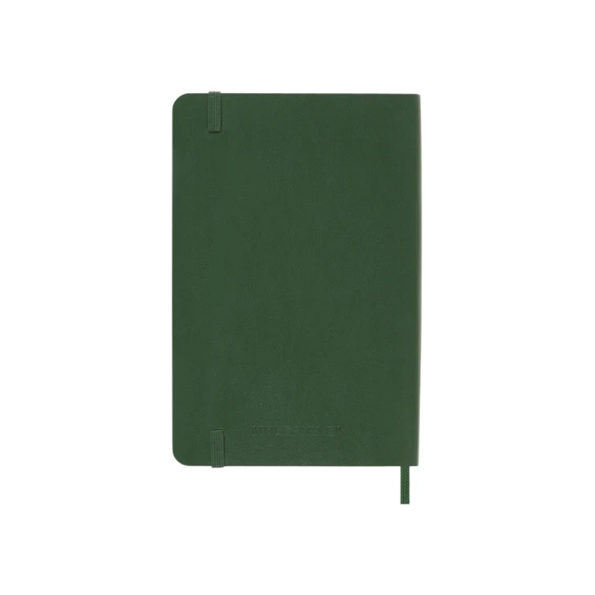 Notitieboek Moleskine pocket 90x140mm lijn soft cover myrtle green