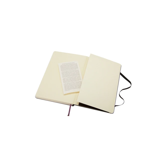 Notitieboek Moleskine pocket 90x140mm ruit 5x5mm hard cover zwart