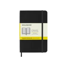 Notitieboek Moleskine pocket 90x140mm ruit 5x5mm soft cover zwart