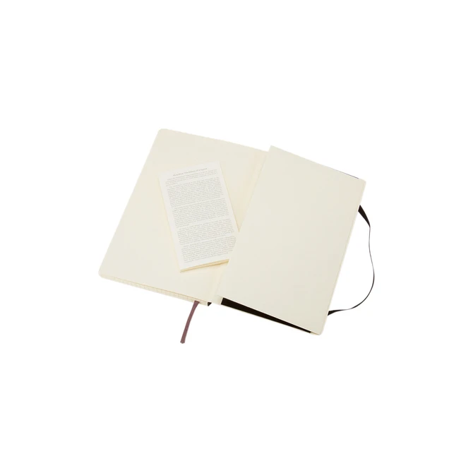 Notitieboek Moleskine pocket 90x140mm ruit 5x5mm soft cover zwart
