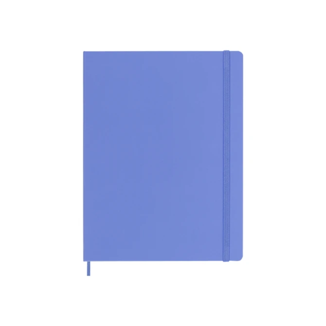 Notitieboek Moleskine XL 190x250mm blanco hard cover hydrangea blue