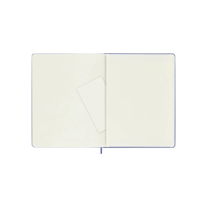 Notitieboek Moleskine XL 190x250mm blanco hard cover hydrangea blue