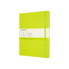 Notitieboek Moleskine XL 190x250mm blanco hard cover lemon green