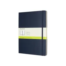 Notitieboek Moleskine XL 190x250mm blanco hard cover sapphire blue