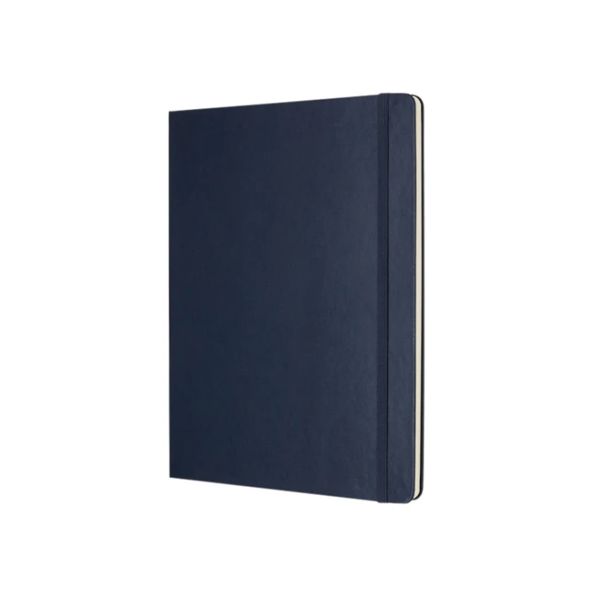 Notitieboek Moleskine XL 190x250mm blanco hard cover sapphire blue