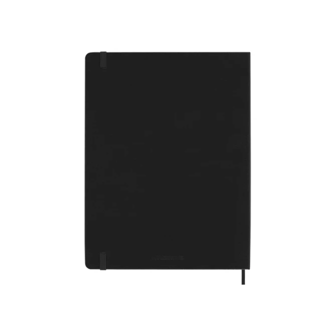 Notitieboek Moleskine XL 190x250mm blanco hard cover zwart