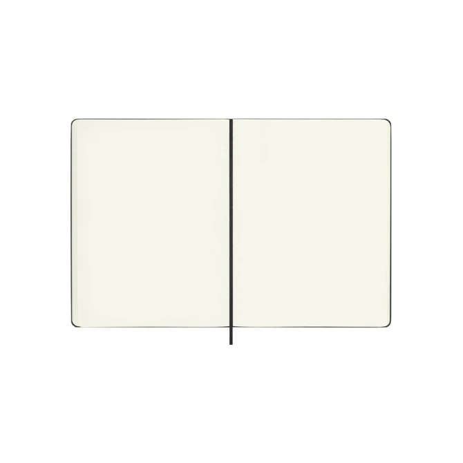 Notitieboek Moleskine XL 190x250mm blanco hard cover zwart