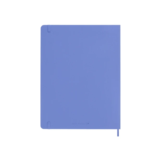Notitieboek Moleskine XL 190x250mm blanco soft cover hydrangea blue