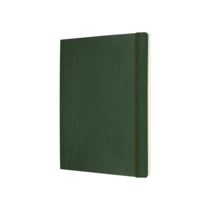 Notitieboek Moleskine XL 190x250mm blanco soft cover myrtle green