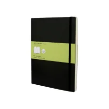 Notitieboek Moleskine XL 190x250mm blanco soft cover zwart