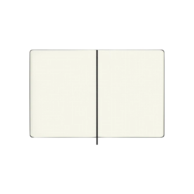 Notitieboek Moleskine XL 190x250mm dots hard cover zwart