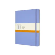Notitieboek Moleskine XL 190x250mm lijn hard cover hydrangea blue
