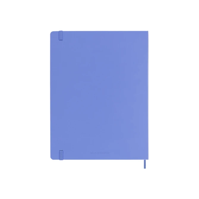 Notitieboek Moleskine XL 190x250mm lijn hard cover hydrangea blue