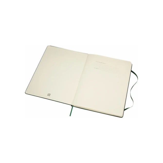 Notitieboek Moleskine XL 190x250mm lijn hard cover myrtle green