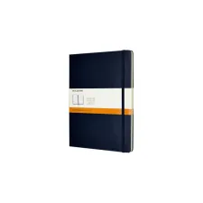 Notitieboek Moleskine XL 190x250mm lijn hard cover sapphire blue
