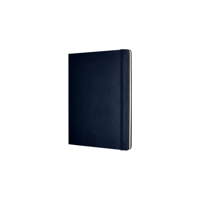 Notitieboek Moleskine XL 190x250mm lijn hard cover sapphire blue
