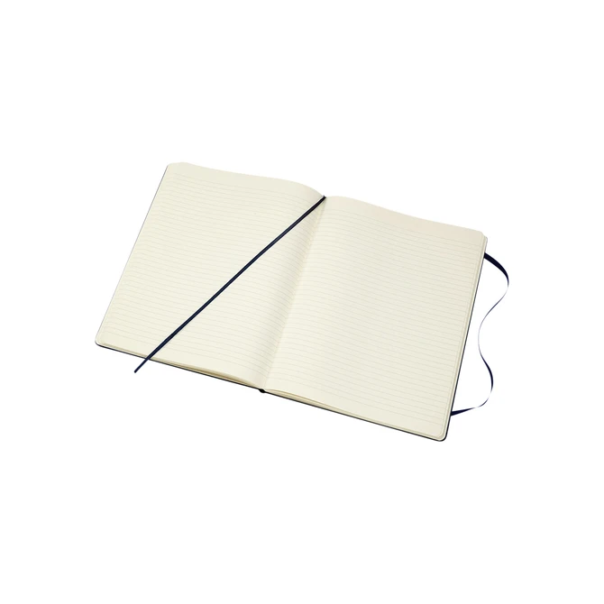 Notitieboek Moleskine XL 190x250mm lijn hard cover sapphire blue
