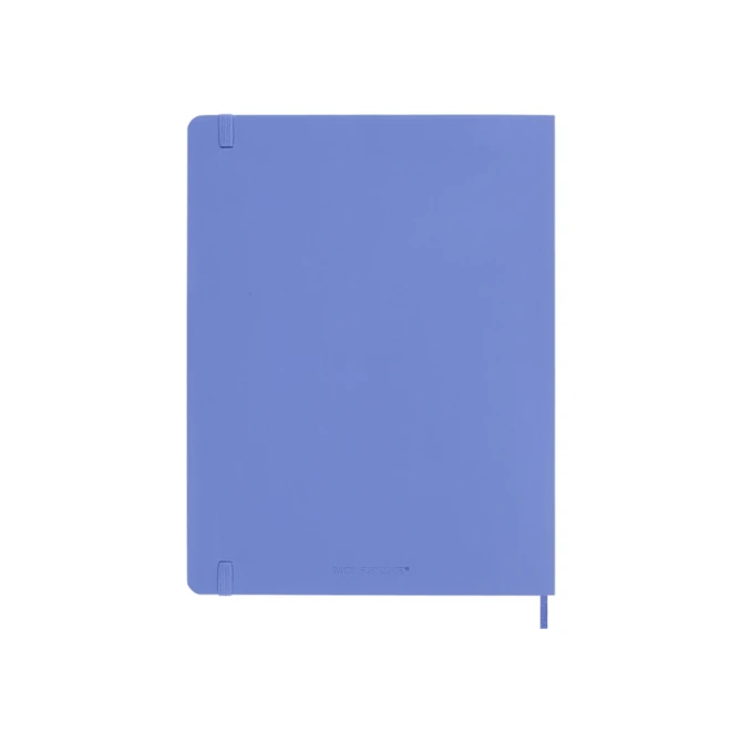 Notitieboek Moleskine XL 190x250mm lijn soft cover hydrangea blue
