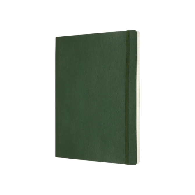 Notitieboek Moleskine XL 190x250mm lijn soft cover myrtle green
