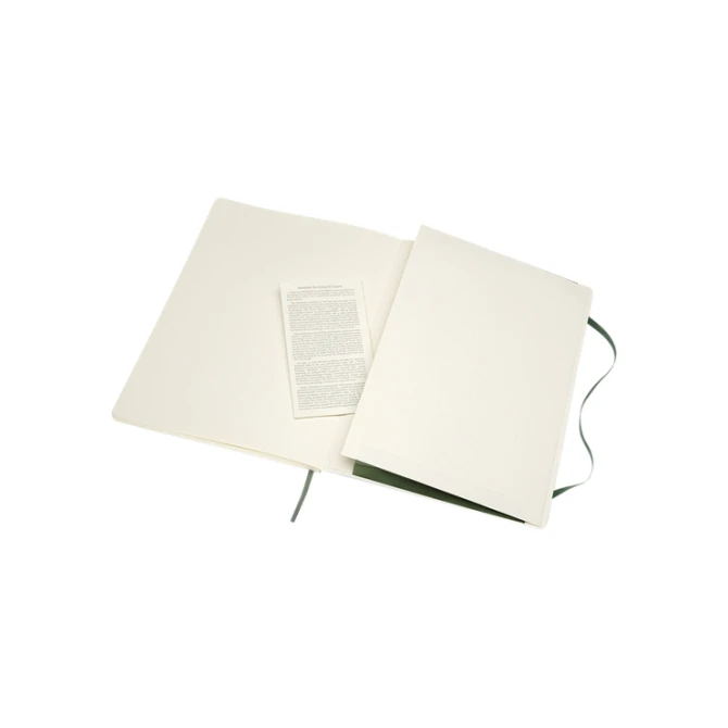Notitieboek Moleskine XL 190x250mm lijn soft cover myrtle green