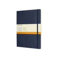 Notitieboek Moleskine XL 190x250mm lijn soft cover sapphire blue