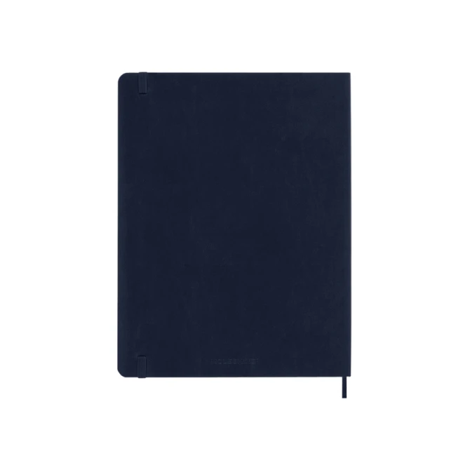 Notitieboek Moleskine XL 190x250mm lijn soft cover sapphire blue