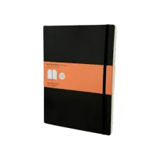 Notitieboek Moleskine XL 190x250mm lijn soft cover zwart