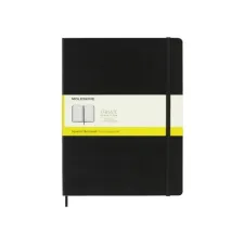Notitieboek Moleskine XL 190x250mm ruit 5x5 hard cover zwart