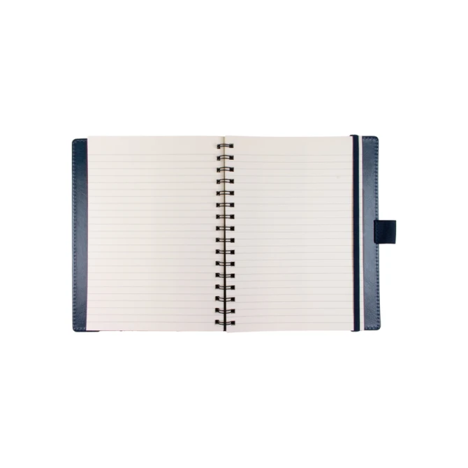 Notitieboek Multo Hannibal A5 blauw kunstleder