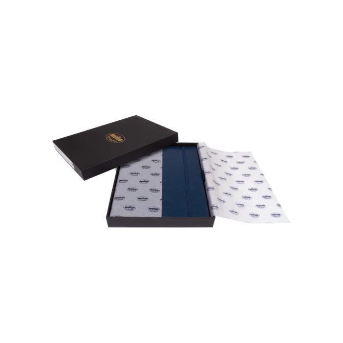 Notitieboek Multo Hannibal A5 blauw kunstleder
