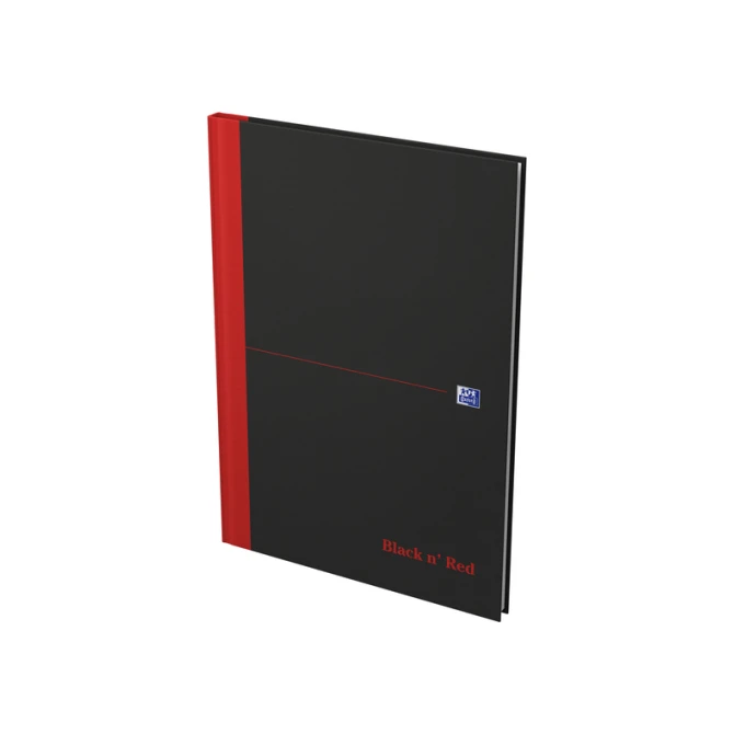 Notitieboek Oxford Black n' Red A4 96vel lijn